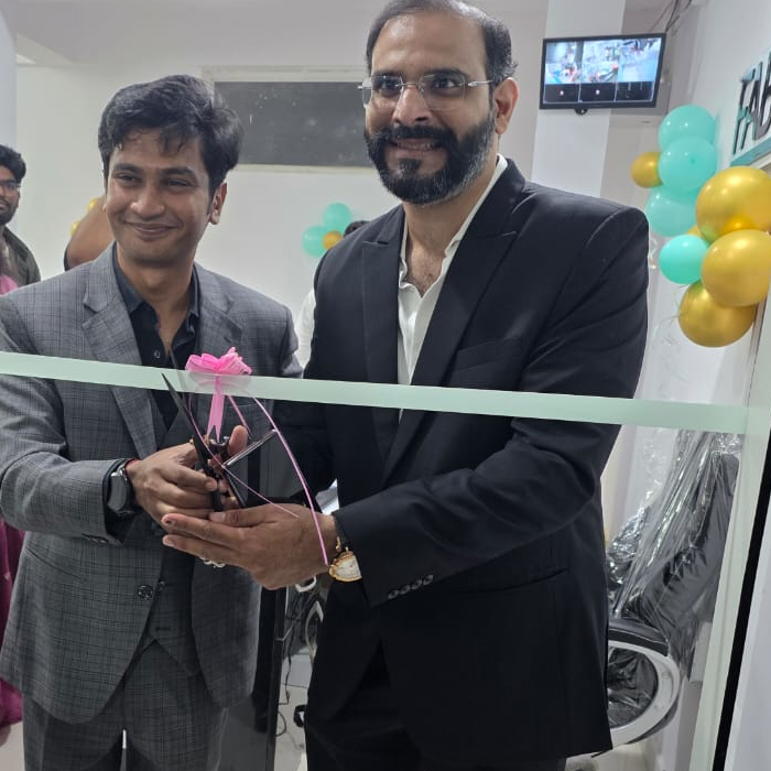 Co-Founders Athesham Mohammed and Mohammed Muneer Quraishi at Inauguration
